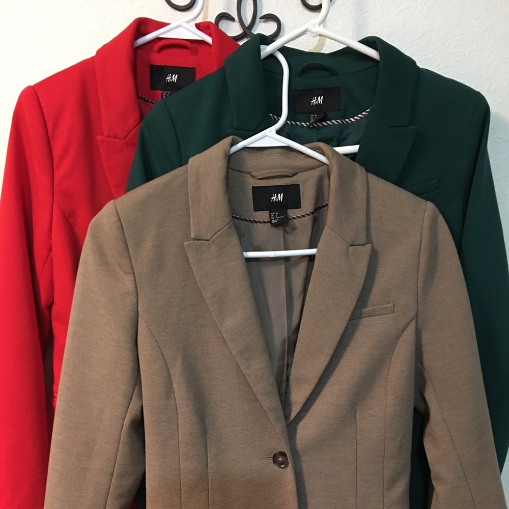 3 pieces H & M Blazers